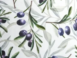 Sale Beliani Set di 2 cuscini da esterno TRANQUI Trama di piante 45 x 45 cm Multicolore Bianco Grigio Multicolore Verde