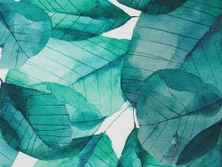 Sale Beliani Set di 2 cuscini da esterno TREBBO Trama di piante 45 x 45 cm Foglia di tè Bianco Blu Verde