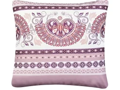 Best Beliani Set di 2 cuscini da esterno TVISTA Trama orientale 45 x 45 cm Viola Bianco Viola