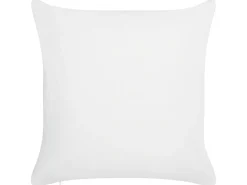 Online Beliani Set di 2 cuscini da esterno VEGLINO Trama di piante 45 x 45 cm Blu Bianco Blu