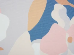 Online Beliani Set di 2 cuscini da esterno VEREZZI Trama floreale Multicolore Bianco Blu Multicolore Rosa