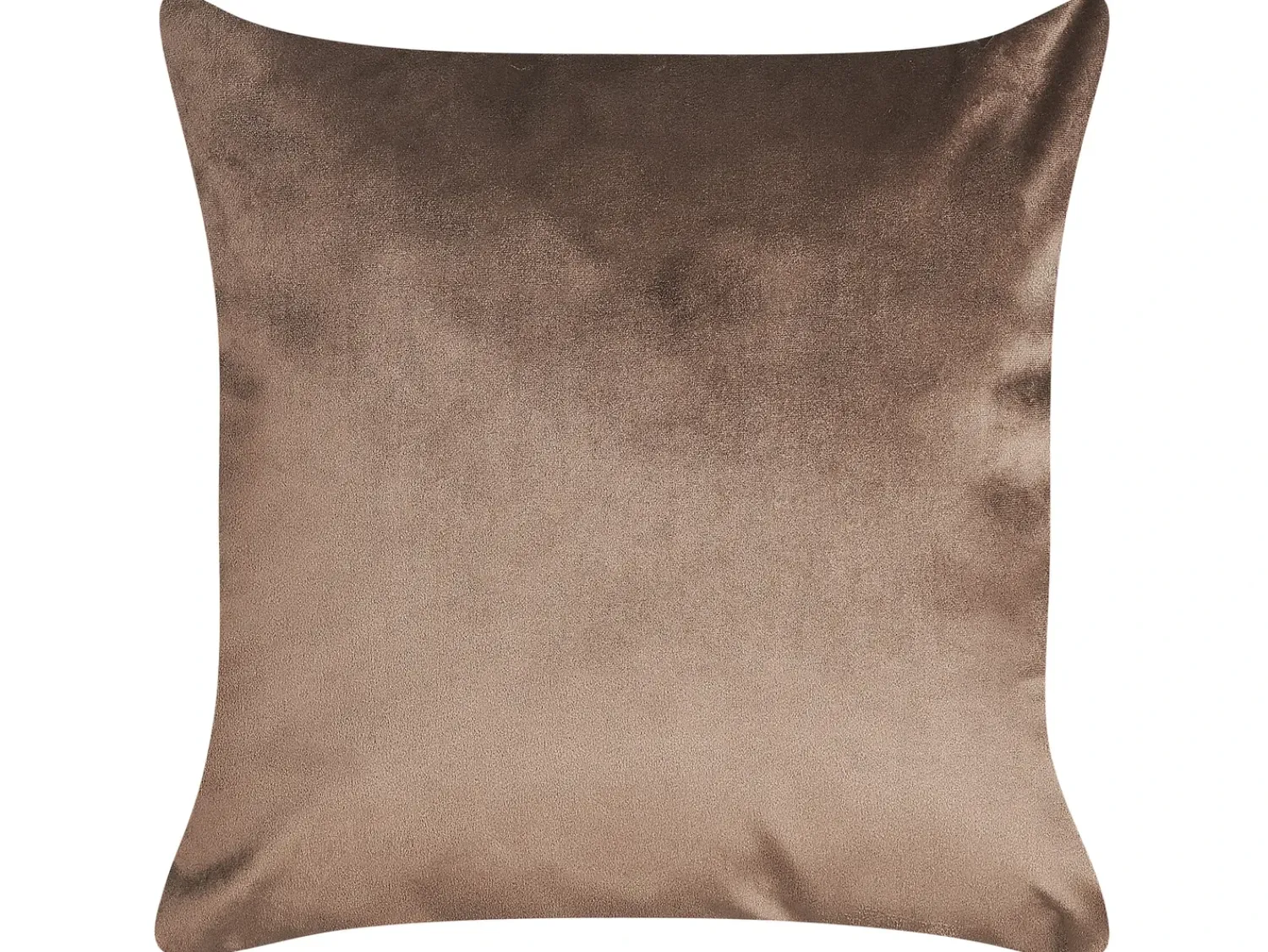 Discount Beliani Set di 2 cuscini DAFFODIL Velluto 45 x 45 cm Marrone Trama floreale Oro Marrone