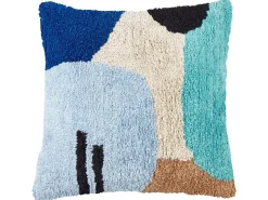 Online Beliani Set di 2 cuscini DAHLIA Cotone 45 x 45 cm Trama geometrica Multicolore