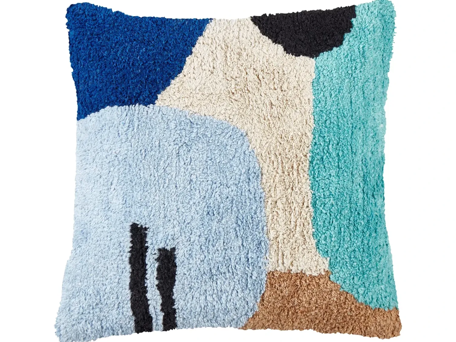 Online Beliani Set di 2 cuscini DAHLIA Cotone 45 x 45 cm Trama geometrica Multicolore