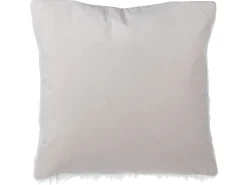 Beliani Set di 2 cuscini DAISY Finta pelliccia 45 x 45 cm chiaro Tinta unita Beige