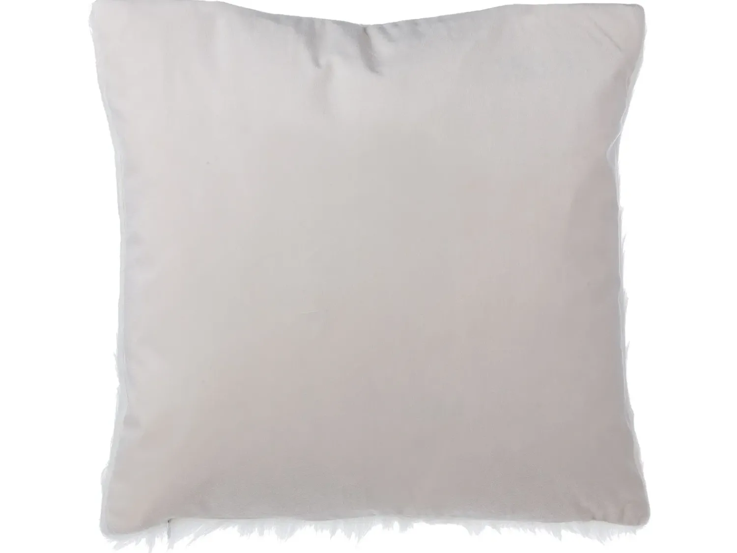 Beliani Set di 2 cuscini DAISY Finta pelliccia 45 x 45 cm chiaro Tinta unita Beige