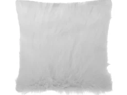 Beliani Set di 2 cuscini DAISY Finta pelliccia 45 x 45 cm chiaro Tinta unita Beige