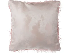 New Beliani Set di 2 cuscini DAISY Finta pelliccia 45 x 45 cm Tinta unita Rosa