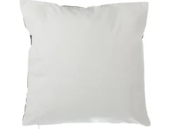 Beliani Set di 2 cuscini DALIA Cotone 45 x 45 cm Nero Trama geometrica Bianco Oro Nero