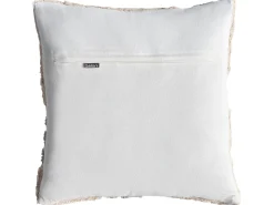 Beliani Set di 3 cuscini decorativi ALSTONIA Cotone 30 x 50 cm 45 x 45 cm Beige Trama astratta Bianco Beige