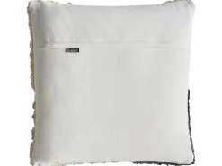 Discount Beliani Set di 3 cuscini decorativi ALSTONIA Cotone 30 x 50 cm 45 x 45 cm Nero Trama astratta Bianco Beige Nero