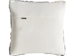 Clearance Beliani Set di 3 cuscini decorativi ALSTONIA Cotone 30 x 50 cm 45 x 45 cm Grigio Trama astratta Bianco Beige Grigio