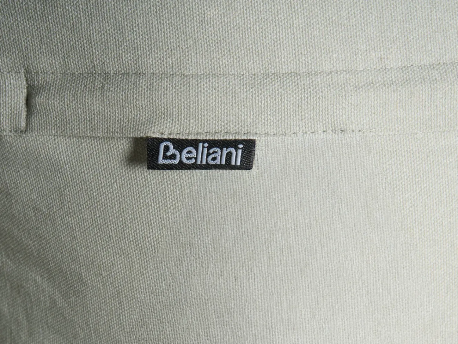 Online Beliani Set di 3 cuscini decorativi CANARIUM Cotone 30 x 50 cm 45 x 45 cm Verde Tinta unita Bianco Verde