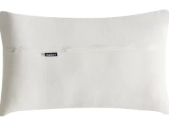 Online Beliani Set di 3 cuscini decorativi CANARIUM Cotone 30 x 50 cm 45 x 45 cm Verde Tinta unita Bianco Verde