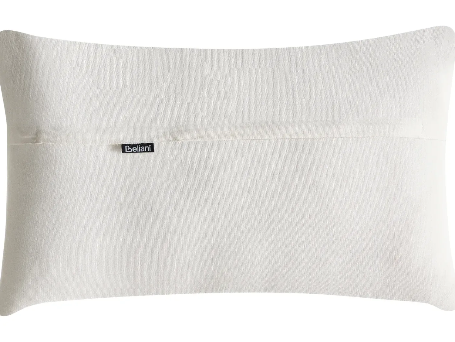 Online Beliani Set di 3 cuscini decorativi CANARIUM Cotone 30 x 50 cm 45 x 45 cm Verde Tinta unita Bianco Verde