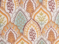 Online Beliani Set di 3 cuscini decorativi HOPEA Cotone 30 x 50 cm 45 x 45 cm Multicolore Trama floreale Beige Multicolore