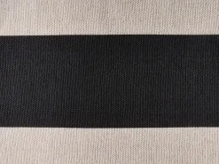 Discount Beliani Set di 3 cuscini decorativi MERBAU Cotone 45 x 45 cm Nero/Beige Trama astratta Beige Nero