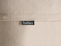 Discount Beliani Set di 3 cuscini decorativi MERBAU Cotone 45 x 45 cm Nero/Beige Trama astratta Beige Nero