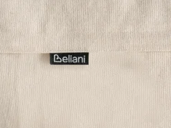 Hot Beliani Set di 3 cuscini decorativi MYRISTICA Cotone 30 x 50 cm 45 x 45 cm Trama floreale Beige
