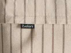 Hot Beliani Set di 3 cuscini decorativi MYRISTICA Cotone 30 x 50 cm 45 x 45 cm Trama floreale Beige