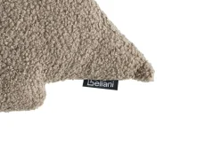 Beliani Set di 3 cuscini decorativi WINTERLAND Bouclé 30 x 35 cm 45 x 25 cm Tortora Modello natalizio Beige Verde