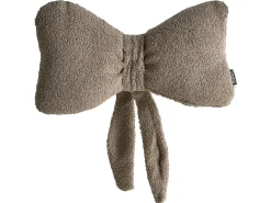 Beliani Set di 3 cuscini decorativi WINTERLAND Bouclé 30 x 35 cm 45 x 25 cm Tortora Modello natalizio Beige Verde