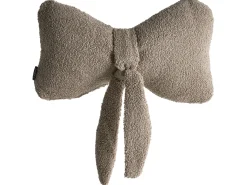 Beliani Set di 3 cuscini decorativi WINTERLAND Bouclé 30 x 35 cm 45 x 25 cm Tortora Modello natalizio Beige Verde