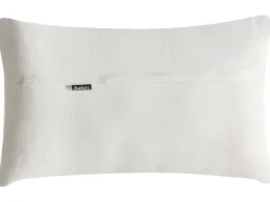 Online Beliani Set di 3 cuscini decorativi XYLOPIA Cotone 30 x 50 cm 45 x 45 cm Verde Trama floreale Bianco Verde