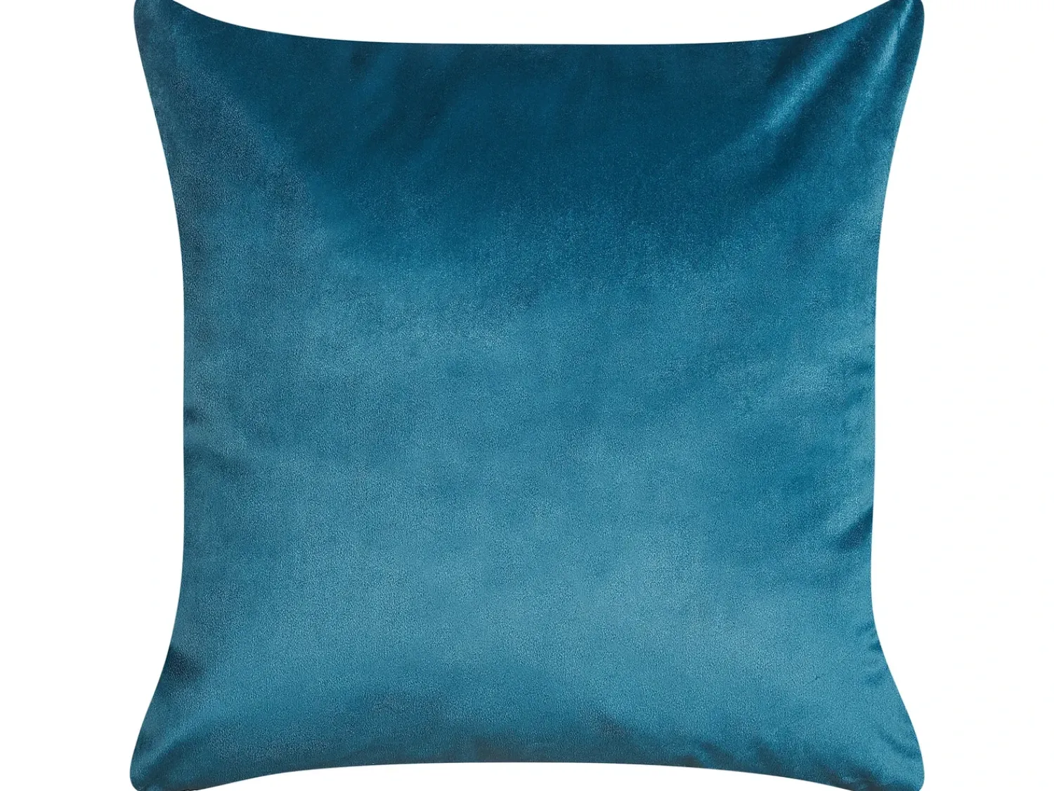 Outlet Beliani Set di 2 cuscini DELICIOSA Velluto 45 x 45 cm Blu Trama di piante Oro Blu