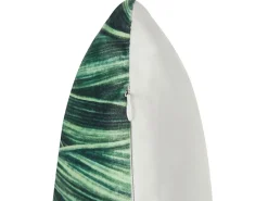 Clearance Beliani Set di 2 cuscini DIASCIA Velluto 45 x 45 cm Verde Trama di piante Bianco Verde