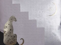New Beliani Set di 2 cuscini DIGITALIS Cotone 45 x 45 cm Grigio Trama astratta Grigio Multicolore