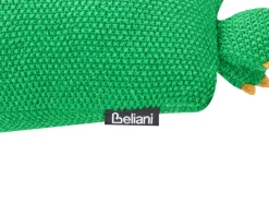Outlet Beliani Set di 2 cuscini DINOS Cotone 45 x 45 cm Verde Dinosauro Giallo Verde