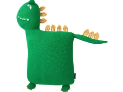 Outlet Beliani Set di 2 cuscini DINOS Cotone 45 x 45 cm Verde Dinosauro Giallo Verde