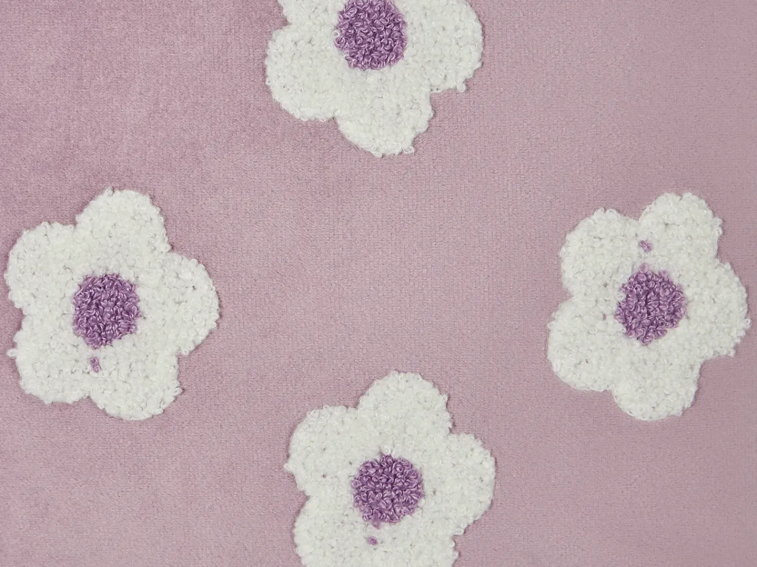Clearance Beliani Set di 2 cuscini ECHINACEA Velluto 45 x 45 cm Viola