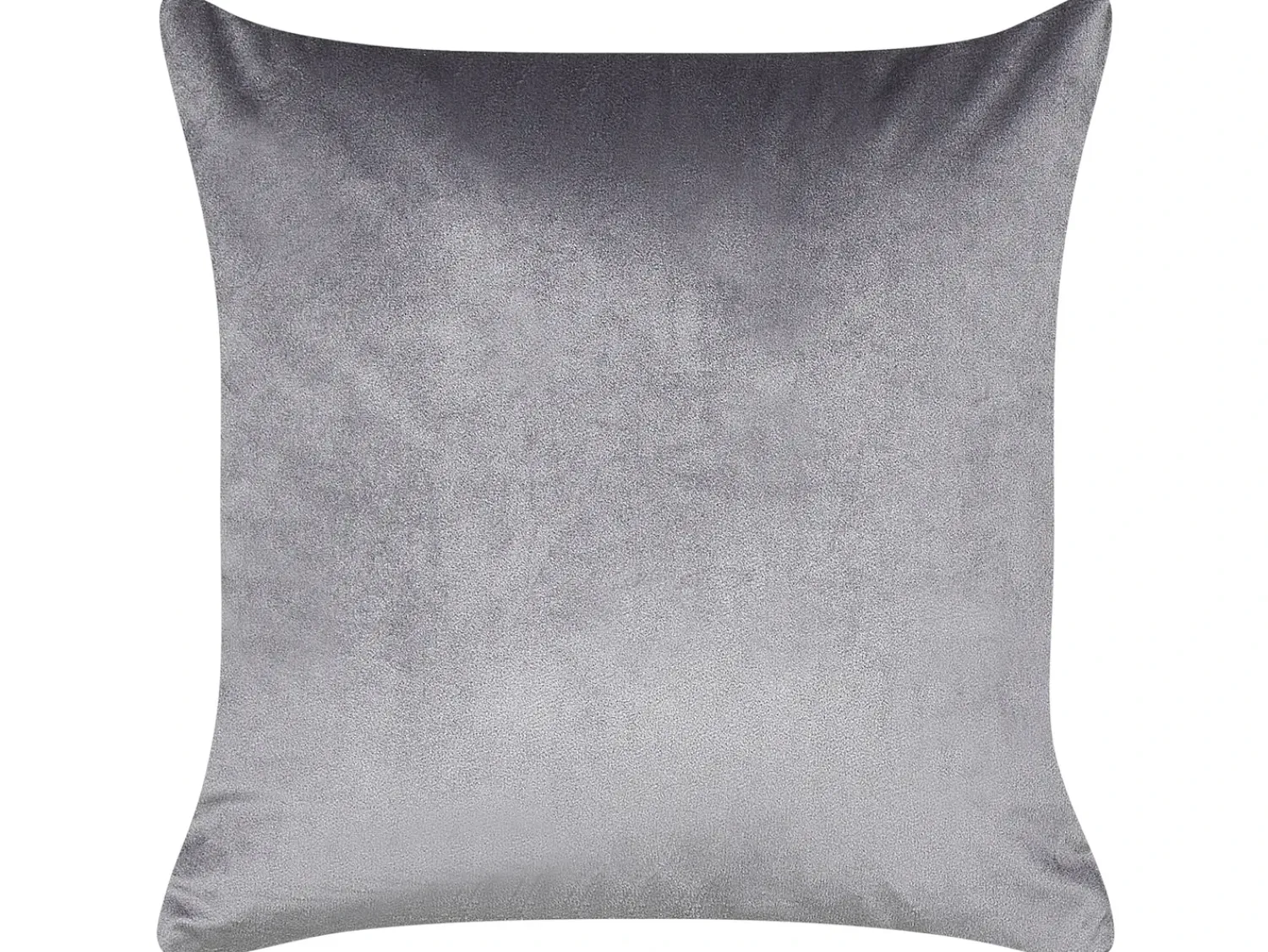 Online Beliani Set di 2 cuscini ECLIPTA 45 x 45 cm Tinta unita Grigio