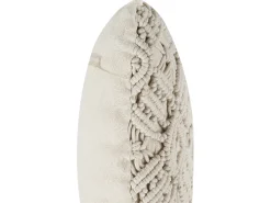 Discount Beliani Set di 2 cuscini ESENKOY Cotone 50 x 50 cm chiaro Trama geometrica Beige