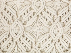 Discount Beliani Set di 2 cuscini ESENKOY Cotone 50 x 50 cm chiaro Trama geometrica Beige