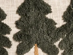 Hot Beliani Set di 2 cuscini FAGRAEA Cotone 30 x 50 cm Beige chiaro Modello natalizio Beige Verde