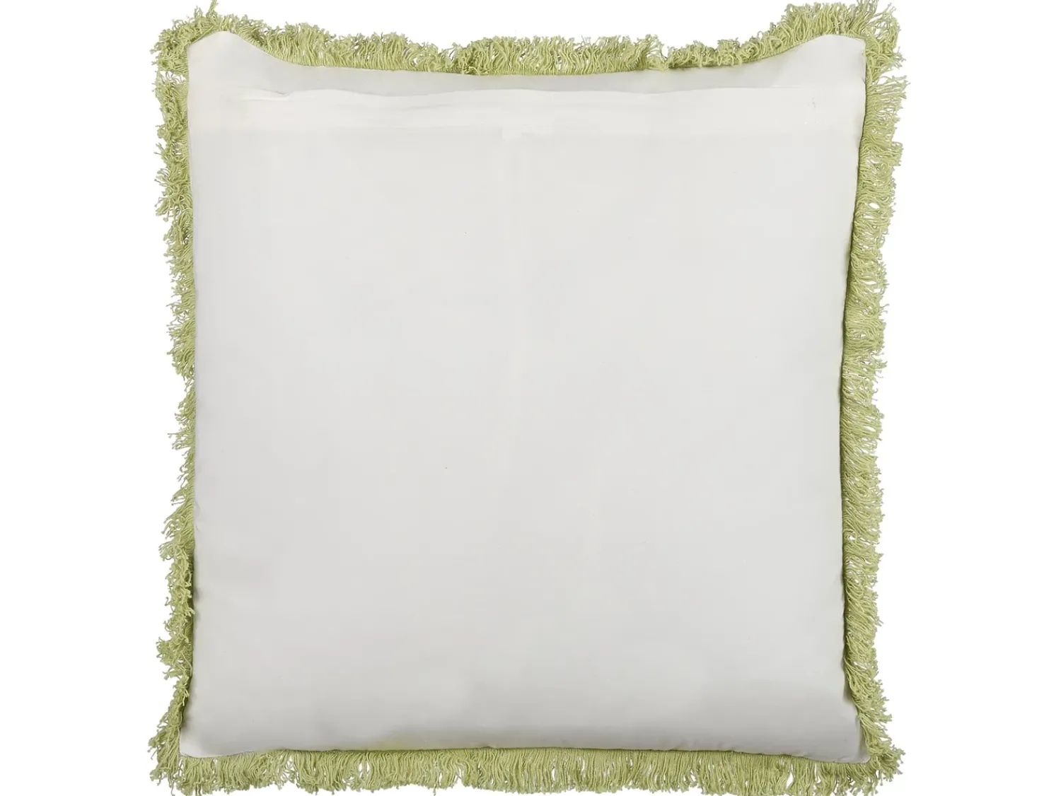Discount Beliani Set di 2 cuscini FILIX Cotone 45 x 45 cm Verde Trama floreale Bianco Verde