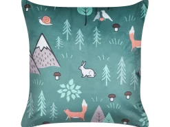 Hot Beliani Set di 2 cuscini FOOTHILL Velluto 45 x 45 cm Verde menta Multicolore Verde