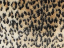 Clearance Beliani Set di 2 cuscini FOXTAIL Finta pelliccia 45 x 45 cm Marrone Trama animale Beige Marrone