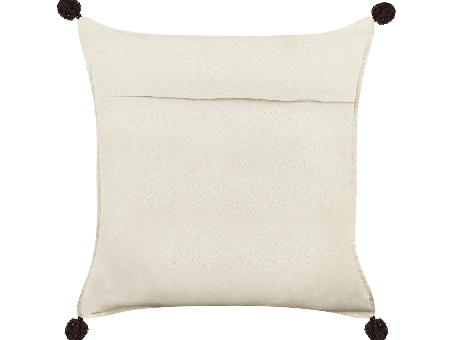 Outlet Beliani Set di 2 cuscini FUSSEL Cotone 45 x 45 cm Beige chiaro Beige Multicolore