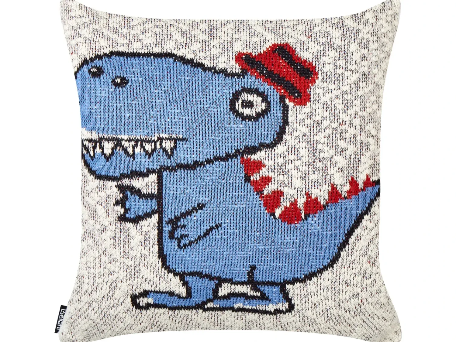 Online Beliani Set di 2 cuscini GAMBIR Cotone 45 x 45 cm Blu Beige Blu