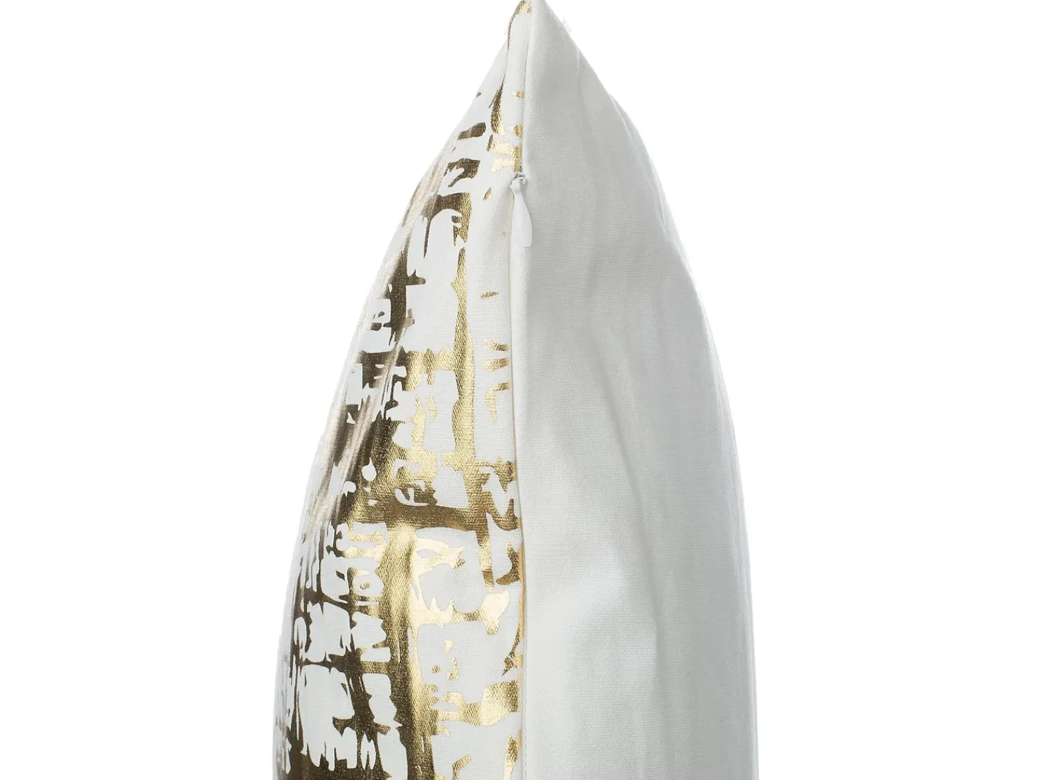 Sale Beliani Set di 2 cuscini GARDENIA Cotone 45 x 45 cm Oro Trama astratta Bianco Oro