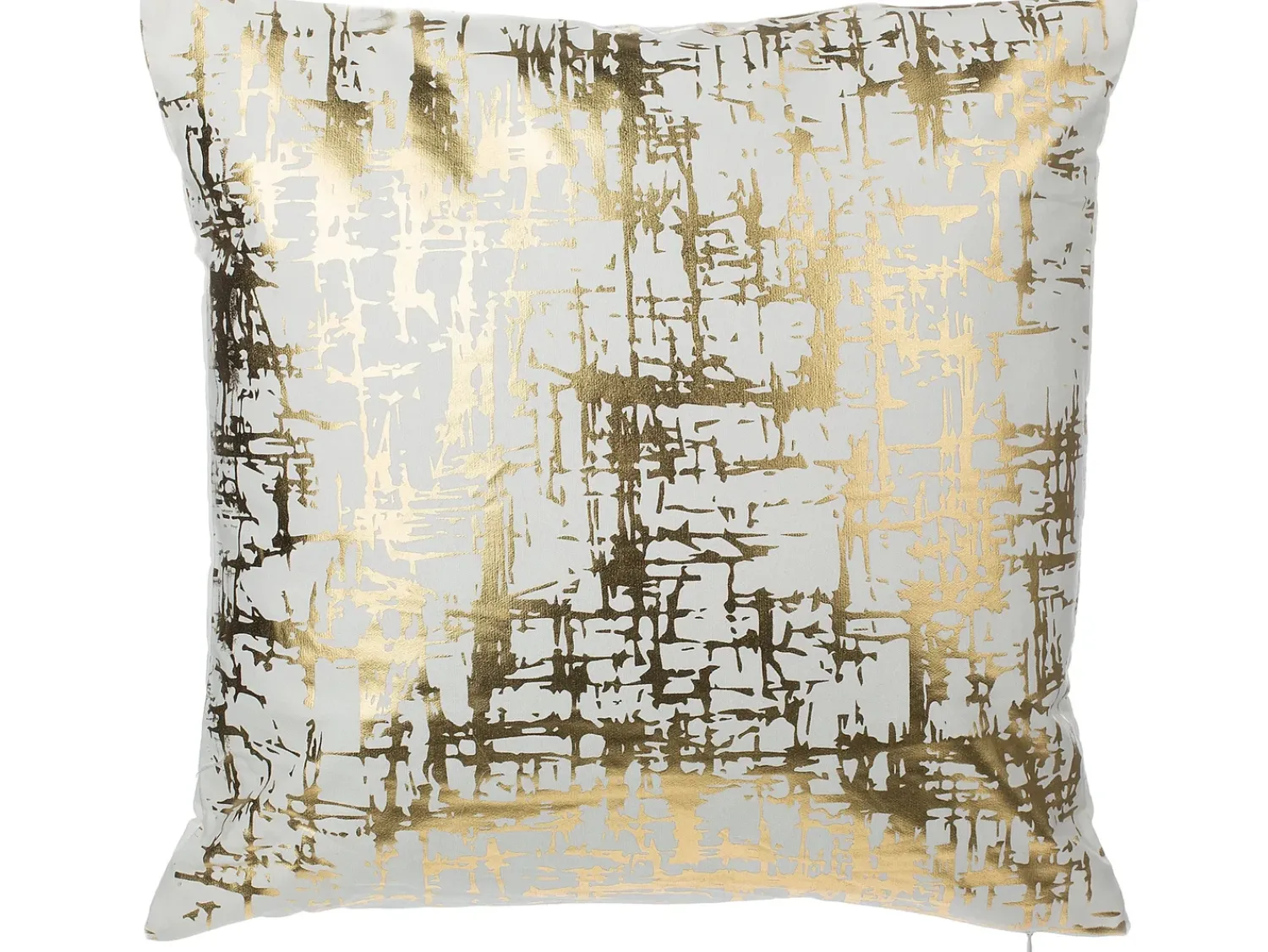 Sale Beliani Set di 2 cuscini GARDENIA Cotone 45 x 45 cm Oro Trama astratta Bianco Oro