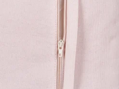 Online Beliani Set di 2 cuscini GAZANIA Cotone 45 x 45 cm Rosa pastello Bianco Rosa