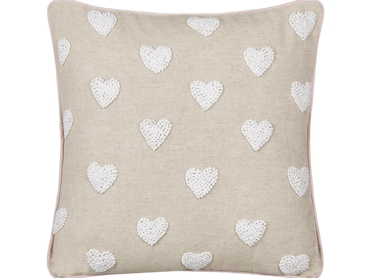 Sale Beliani Set di 2 cuscini GAZANIA Cotone 45 x 45 cm Beige Bianco Beige