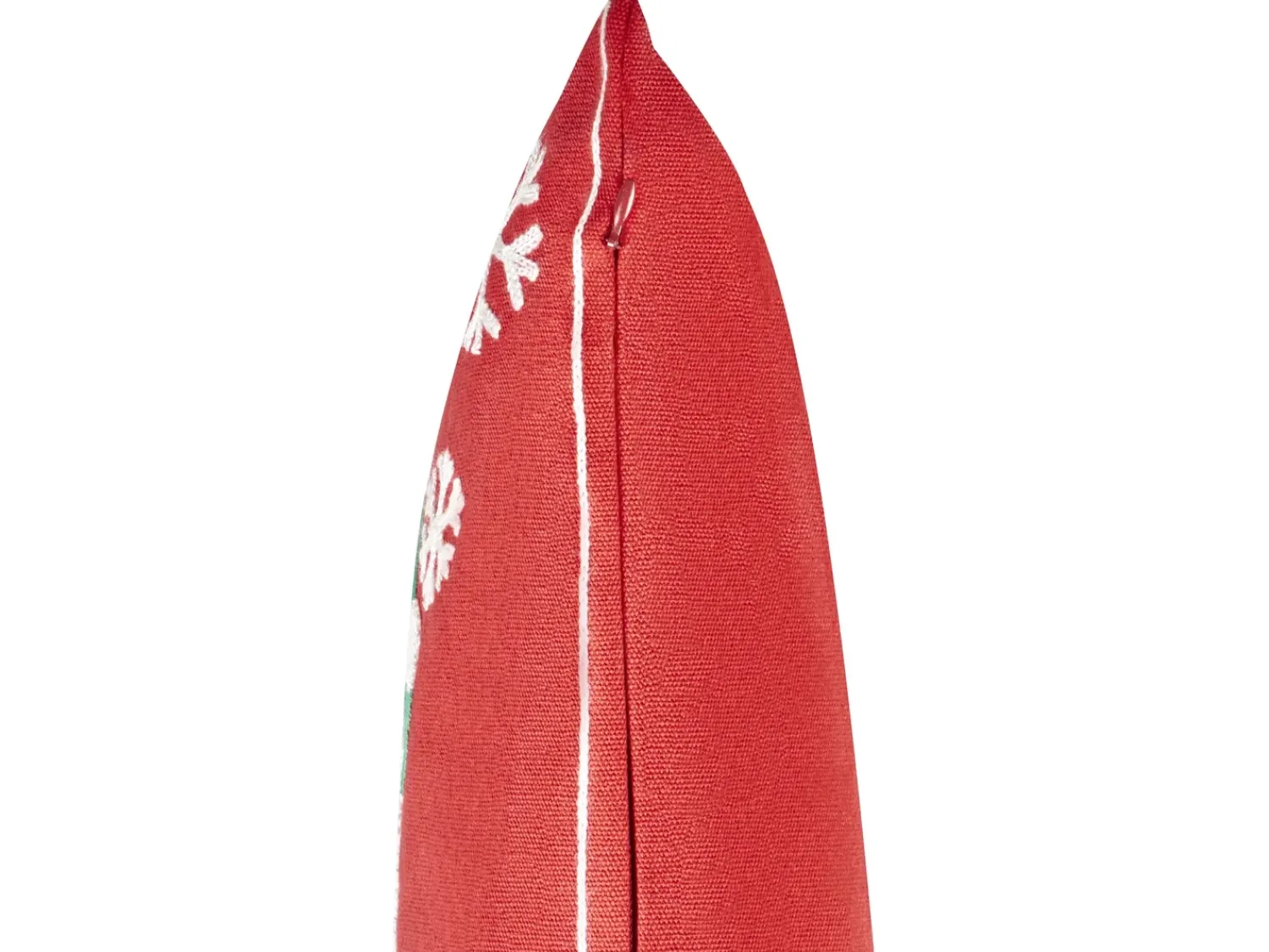 Best Beliani Set di 2 cuscini GINGERBREAD Cotone 45 x 45 cm Rosso Modello natalizio Bianco Rosso Verde