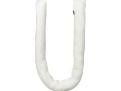 Clearance Beliani Set di 2 cuscini GLADIOLUS Bouclé 172 x 14 cm sporco Tinta unita Bianco