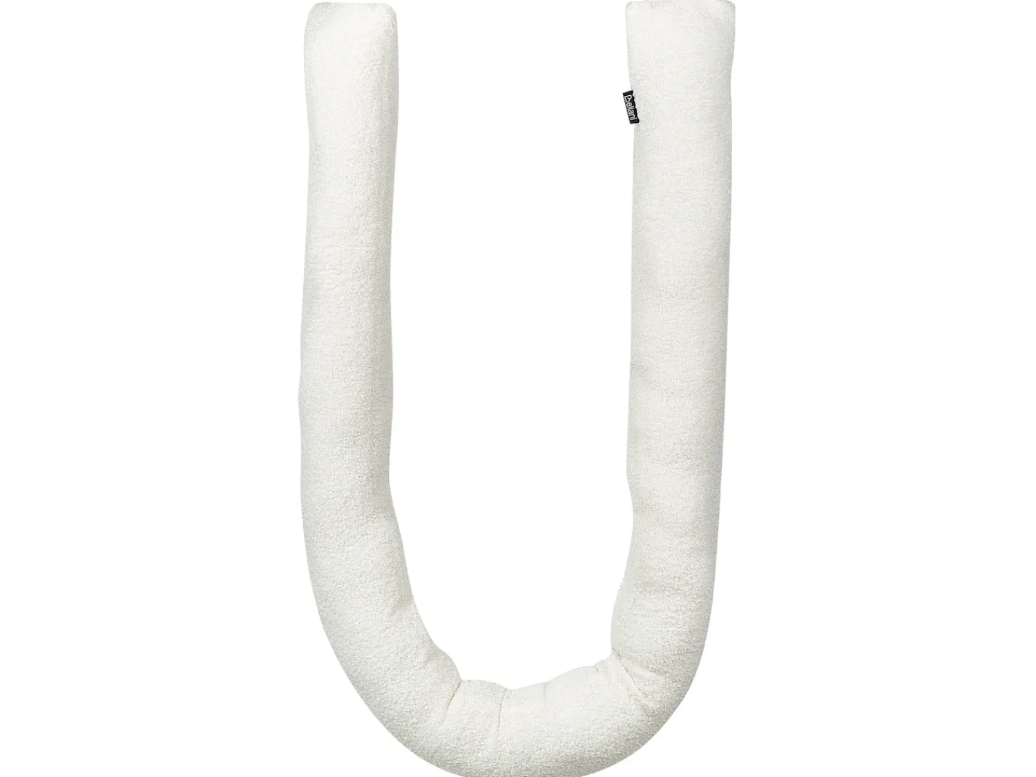 Clearance Beliani Set di 2 cuscini GLADIOLUS Bouclé 172 x 14 cm sporco Tinta unita Bianco